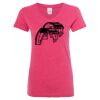Women’s Glitter V-Neck T-Shirt Thumbnail