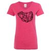 Women’s Glitter V-Neck T-Shirt Thumbnail