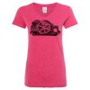 Women’s Glitter V-Neck T-Shirt Thumbnail