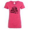 Women’s Glitter V-Neck T-Shirt Thumbnail