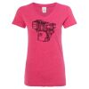 Women’s Glitter V-Neck T-Shirt Thumbnail