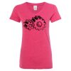 Women’s Glitter V-Neck T-Shirt Thumbnail