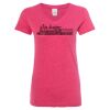 Women’s Glitter V-Neck T-Shirt Thumbnail