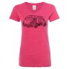 Women’s Glitter V-Neck T-Shirt Thumbnail