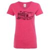 Women’s Glitter V-Neck T-Shirt Thumbnail