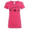 Women’s Glitter V-Neck T-Shirt Thumbnail