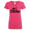 Women’s Glitter V-Neck T-Shirt Thumbnail