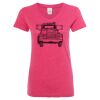 Women’s Glitter V-Neck T-Shirt Thumbnail