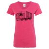 Women’s Glitter V-Neck T-Shirt Thumbnail