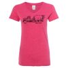 Women’s Glitter V-Neck T-Shirt Thumbnail