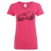 Women’s Glitter V-Neck T-Shirt Thumbnail
