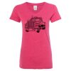 Women’s Glitter V-Neck T-Shirt Thumbnail