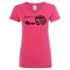Women’s Glitter V-Neck T-Shirt Thumbnail