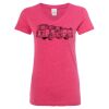 Women’s Glitter V-Neck T-Shirt Thumbnail