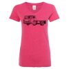 Women’s Glitter V-Neck T-Shirt Thumbnail