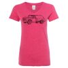 Women’s Glitter V-Neck T-Shirt Thumbnail