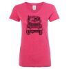 Women’s Glitter V-Neck T-Shirt Thumbnail