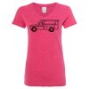 Women’s Glitter V-Neck T-Shirt Thumbnail