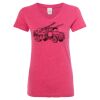 Women’s Glitter V-Neck T-Shirt Thumbnail