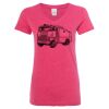 Women’s Glitter V-Neck T-Shirt Thumbnail