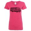 Women’s Glitter V-Neck T-Shirt Thumbnail