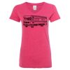 Women’s Glitter V-Neck T-Shirt Thumbnail