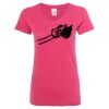Women’s Glitter V-Neck T-Shirt Thumbnail
