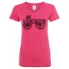Women’s Glitter V-Neck T-Shirt Thumbnail