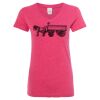 Women’s Glitter V-Neck T-Shirt Thumbnail