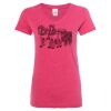 Women’s Glitter V-Neck T-Shirt Thumbnail
