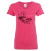 Women’s Glitter V-Neck T-Shirt Thumbnail