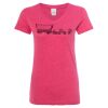 Women’s Glitter V-Neck T-Shirt Thumbnail