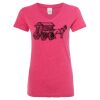 Women’s Glitter V-Neck T-Shirt Thumbnail