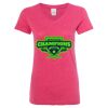 Women’s Glitter V-Neck T-Shirt Thumbnail
