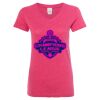 Women’s Glitter V-Neck T-Shirt Thumbnail