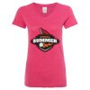 Women’s Glitter V-Neck T-Shirt Thumbnail