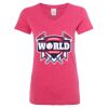 Women’s Glitter V-Neck T-Shirt Thumbnail
