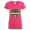 Women’s Glitter V-Neck T-Shirt Thumbnail