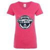 Women’s Glitter V-Neck T-Shirt Thumbnail