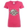 Women’s Glitter V-Neck T-Shirt Thumbnail