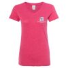 Women’s Glitter V-Neck T-Shirt Thumbnail