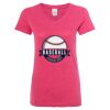 Women’s Glitter V-Neck T-Shirt Thumbnail