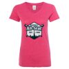 Women’s Glitter V-Neck T-Shirt Thumbnail