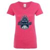 Women’s Glitter V-Neck T-Shirt Thumbnail