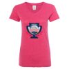 Women’s Glitter V-Neck T-Shirt Thumbnail