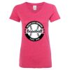Women’s Glitter V-Neck T-Shirt Thumbnail