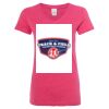 Women’s Glitter V-Neck T-Shirt Thumbnail