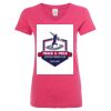 Women’s Glitter V-Neck T-Shirt Thumbnail