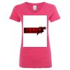 Women’s Glitter V-Neck T-Shirt Thumbnail