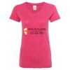 Women’s Glitter V-Neck T-Shirt Thumbnail